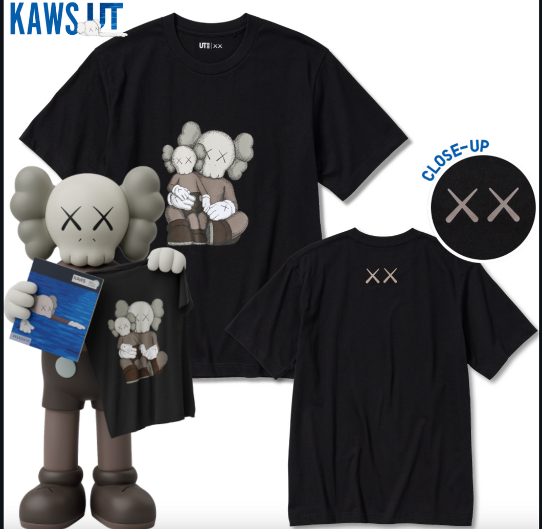 KAWS Collection  UT (Short-Sleeve Graphic T-Shirt)-  Black
