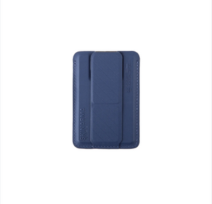 SKINARMA MAG-CHARGE CARD HOLDER WITH GRIP STAND ~ Blue