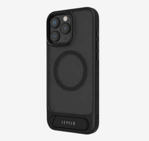 Levelo Matteo Case with Bottom Stand Grip for iPhone 16 Pro Max