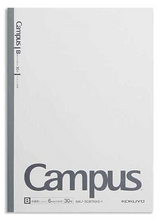 Load image into Gallery viewer, Kokuyo Campus Notebook Size B5 6mm Dotted Rule 30 Sheets - Black to Gray Gradation

