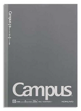 Load image into Gallery viewer, Kokuyo Campus Notebook Size B5 6mm Dotted Rule 30 Sheets - Black to Gray Gradation

