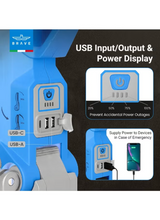 Load image into Gallery viewer, BRAVE BrightForce Pro Series 7000LM LED Portable Floodlight with Tripod | 5200mAh Battery | Foldable Stand &amp; USB-C Output for Camping &amp; Work
