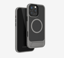 Load image into Gallery viewer, Levelo Matteo Case with Bottom Stand Grip for iPhone 16 Pro Max
