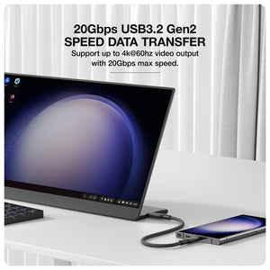 AT THUNDER PRO WITH HOLDER USB-C TO USB-C 5.0A 240W GEN2 0.2M CABLE