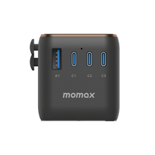 Load image into Gallery viewer, Momax 1-World 4-Port GaN Travel Charger 170W + USB-C Cable - Sandstone
