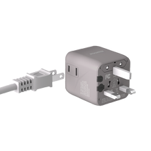 Load image into Gallery viewer, Momax 1-World Universal Travel Adaptor With Dual AC
