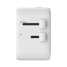 Load image into Gallery viewer, MOMAX 1-WORLD POCKET MINI2 DUAL AC ULTRATHIN TRAVEL ADAPTOR

