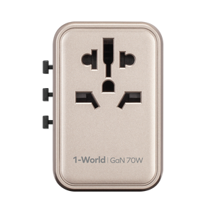 Momax 1-World 70W GaN 5 Ports AC Travel Adaptor