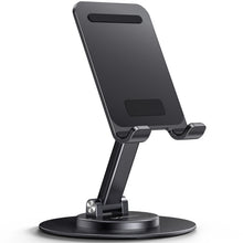 Load image into Gallery viewer, UGREEN 360 Rotating and Folding Desktop Phone Stand - Black
