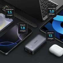 Load image into Gallery viewer, UGREEN Nexode 10000mAh  Two-Way Fast Charging Power Bank 30W - Gray
