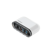Load image into Gallery viewer, Momax 1-Charger Flow PD 80W/ 4Ports Gan Desk Stop Charger- White
