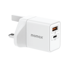 Load image into Gallery viewer, Momax Oneplug 2 Port 25 wats | wall Charger - White
