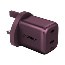 Load image into Gallery viewer, MOMAX 1-CHARGE 45W 2-PORT GAN CHARGER PD 3.2 AVS 60W PEAK
