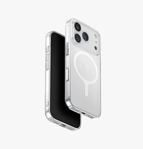 UNIQ iPhone 17 Pro Max 6.9 AirSuit 1.3mm Ultra Slim Case with MagClick™ Compatibility - Glossy Clear White
