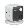 Momax 1-Charge Work Flow 3-Outlet GaN Power Cube 30W with USB Ports