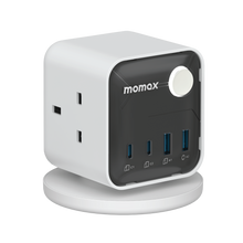 Load image into Gallery viewer, Momax 1-Charge Work Flow 3-Outlet GaN Power Cube 30W with USB Ports
