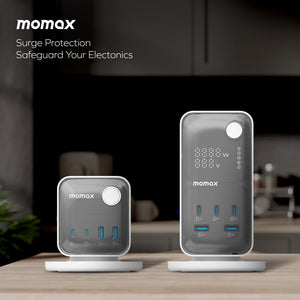 Momax 1-Charge Work Flow 3-Outlet GaN Power Cube 30W with USB Ports