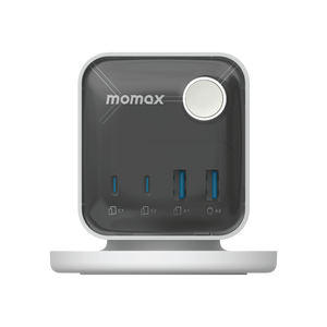 Momax 1-Charge Work Flow 3-Outlet GaN Power Cube 30W with USB Ports