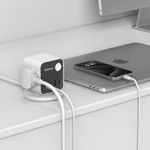 Load image into Gallery viewer, Momax 1-Charge Work Flow 3-Outlet GaN Power Cube 30W with USB Ports
