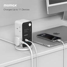 Load image into Gallery viewer, Momax 1-Charge Work Flow 6-Outlet GaN Power Tower 35W with USB Ports
