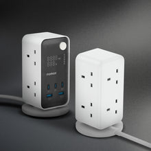 Load image into Gallery viewer, Momax 1-Charge Work Flow 6-Outlet GaN Power Tower 35W with USB Ports
