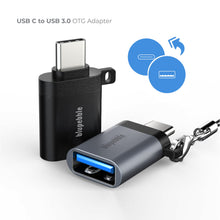Load image into Gallery viewer, BLUPEBBLE USB-C MALE TO USB 3.0 A FEMALE OTG ADAPTER

