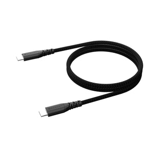 Decrypt USB-C to USB-C Braided Cable 2m - Black
