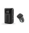 UGREEN 2-Port Fast Car Charger 30W + Portable Tire Inflator Bundle