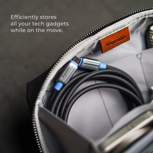Blupebble Urban Pebble Gear Mobile Accessories Storage Bag in Dark Grey