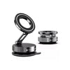 K11 Rotating Magnetic Vacuum Suction Metal Phone Holder - Black - CVRGRM