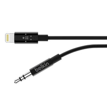 Load image into Gallery viewer, Belkin Audio Cable with Lightning Connector /1.8meter- Black
