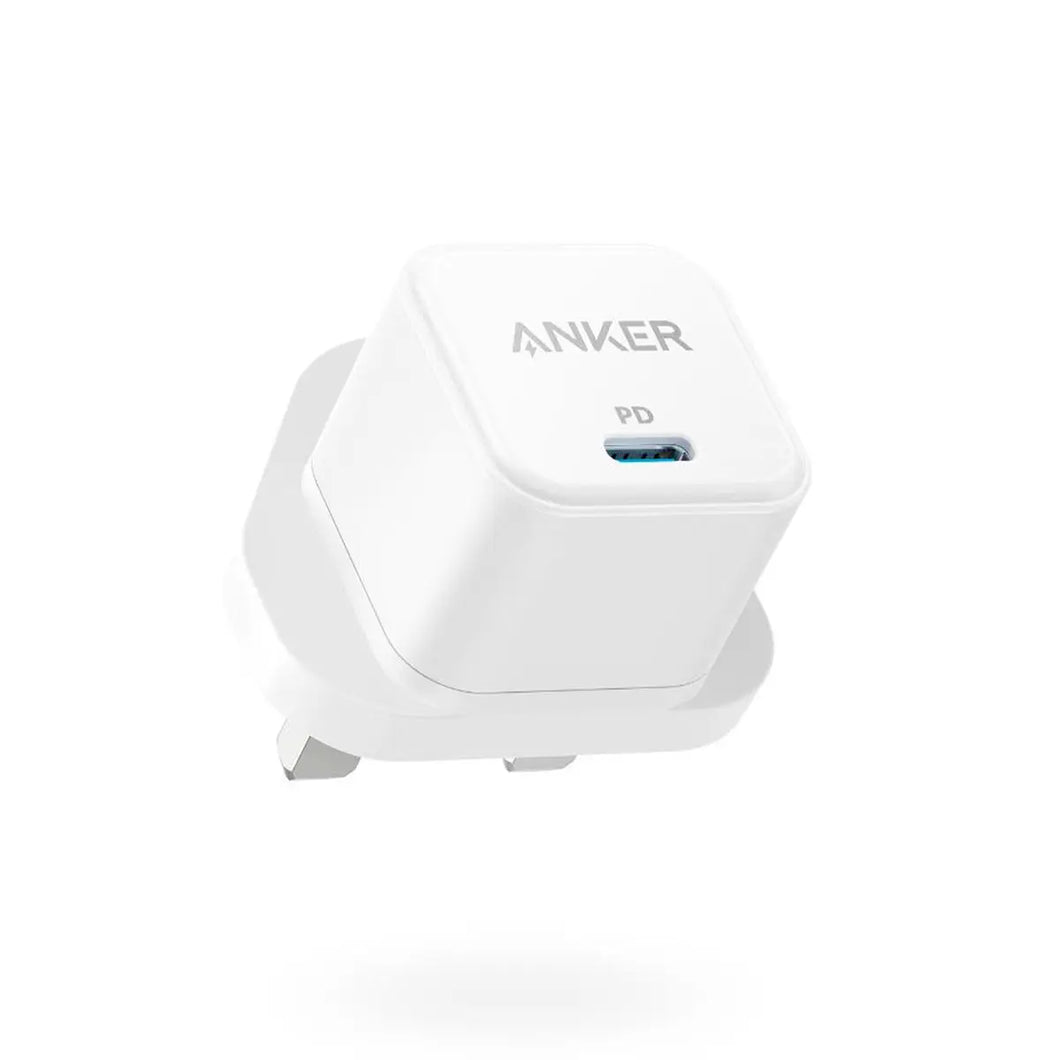 Anker PowerPort III 20W Cube White w/ Charging Cable- White