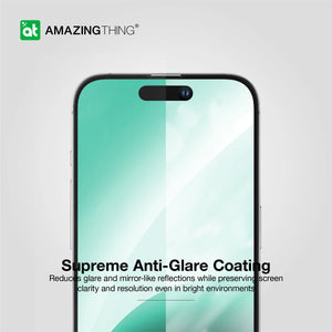 Amazingthing 3D fully cover Radix Glass for iPhone (15 Pro/ 2023) - Matte