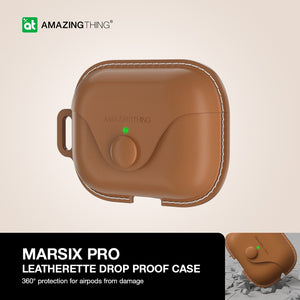 Amazingthing  Marsix Pro Case for (AirPods Pro/ Pro 2) - Brown
