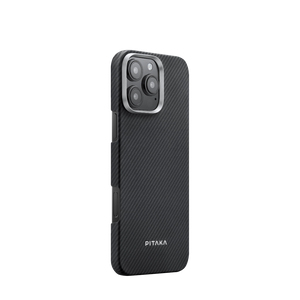 Pitaka Ultra Slim Case For iPhone 16 Pro - Black/Gray