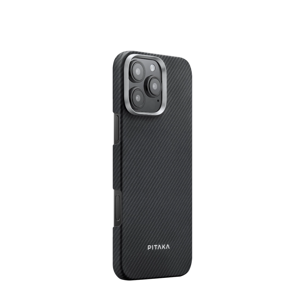 Pitaka Ultra Slim Case For iPhone 16 Pro - Black/Gray