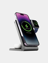 Load image into Gallery viewer, Energea Magtrio 3 in 1 Foldable Fast Wireless Charger
