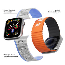 Load image into Gallery viewer, Youngkit Futuristic Circuit Silicone Magnetic Apple Watch Band
