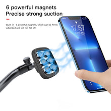 Load image into Gallery viewer, BRAVE Magnetic Car Phone Holder BHL-48 - Foldable | 360° Rotatable | Universal for All Type Phones - Black
