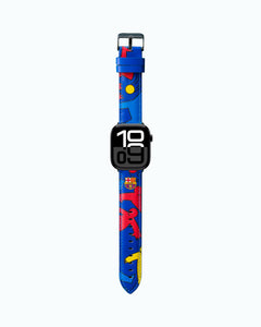 FC Barcelona Apple Watch Band Real Leather 44/45" SP