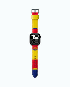 FC Barcelona Apple Watch Band Real Leather 44/45" MF