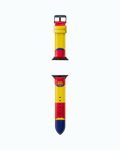 FC Barcelona Apple Watch Band Real Leather 44/45" MF