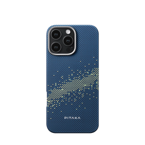 Pitaka Tactile Woven Ultra Slim Case For iPhone 16 Pro Max - Milky Way Galaxy