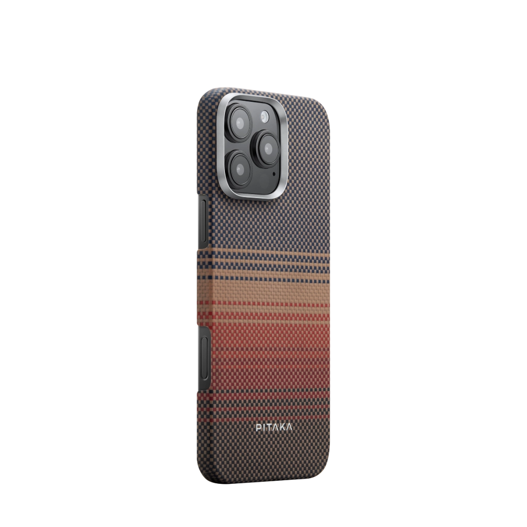 Pitaka Tactile Woven Ultra Slim Case For iPhone 16 Pro - Sunset