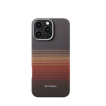 Load image into Gallery viewer, Pitaka Tactile Woven Ultra Slim Case For iPhone 16 Pro - Sunset
