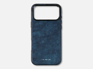 121 MagSafe Snowflake Leather Case | iPhone 17 Pro Max - Jeans