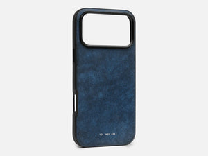 121 MagSafe Snowflake Leather Case | iPhone 17 Pro Max - Jeans