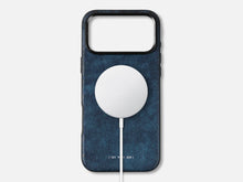 Load image into Gallery viewer, 121 MagSafe Snowflake Leather Case | iPhone 17 Pro Max - Jeans
