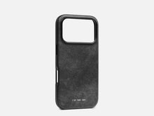 Load image into Gallery viewer, 121 MagSafe Snowflake Leather Case | iPhone 17 Pro - Black
