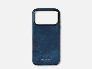 121 MagSafe Snowflake Leather Case | iPhone 17 Pro - Jeans